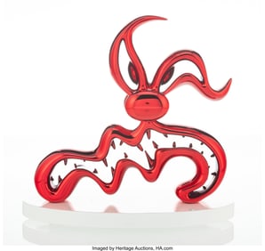 42284&colon; Kenny Scharf &lpar;b&period; 1958&rpar; Scary Guy &lpar;Red&rpar;&comma; 2022 Cas