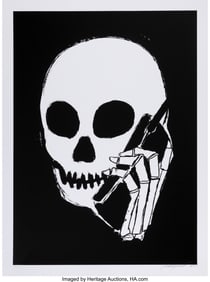 42290&colon; Skullphone &lpar;b&period; 1990&rpar; White Skull&comma; 2011 Screenpri