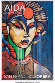 42328&colon; RETNA &lpar;b&period; 1979&rpar; "Aida" Giuseppe Verdi Opera Hous