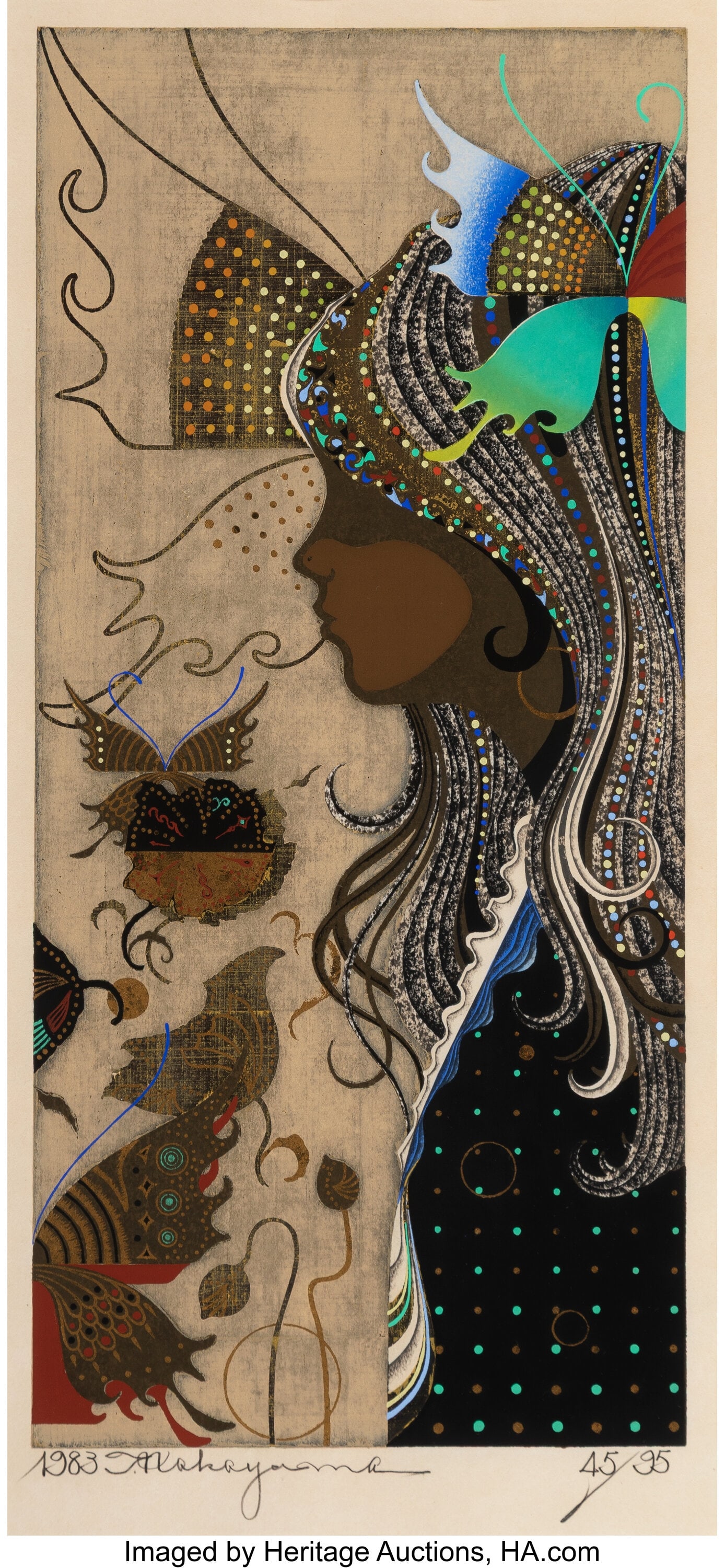 27079: Tadashi Nakayama (Japanese, 1927-2014) Girl with