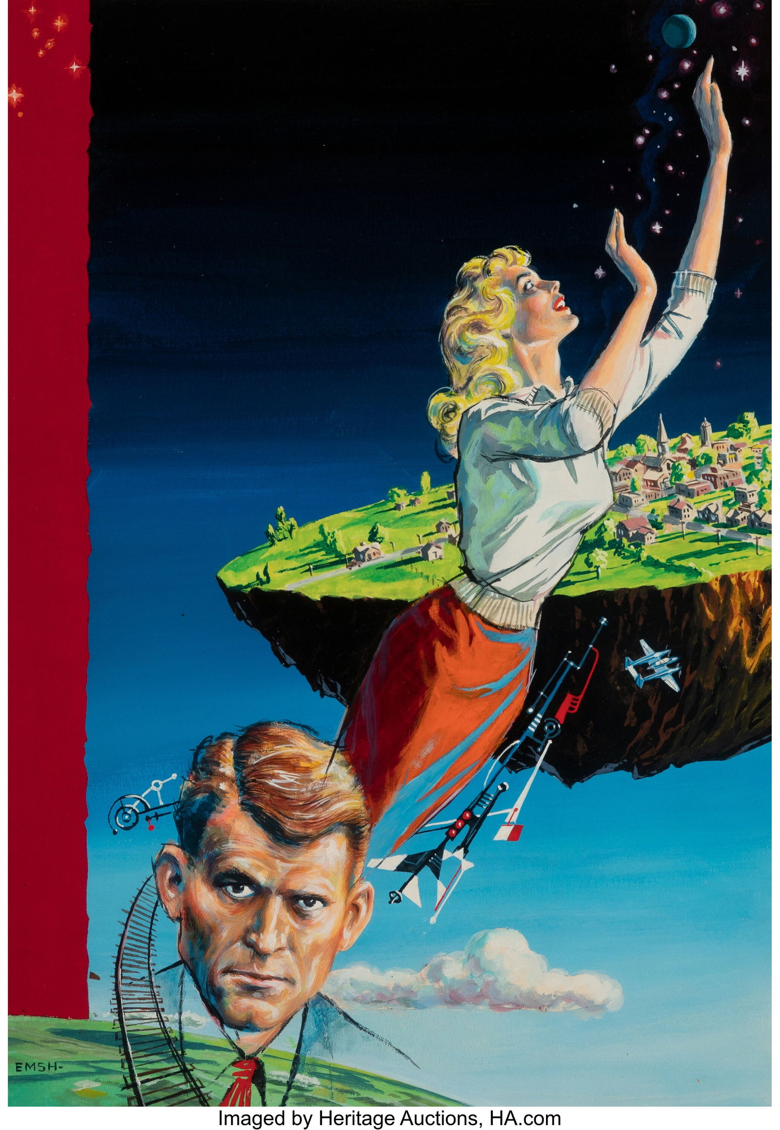 Edmund "Emsh" Emshwiller (American, 1925-1990) A (1 of 3)