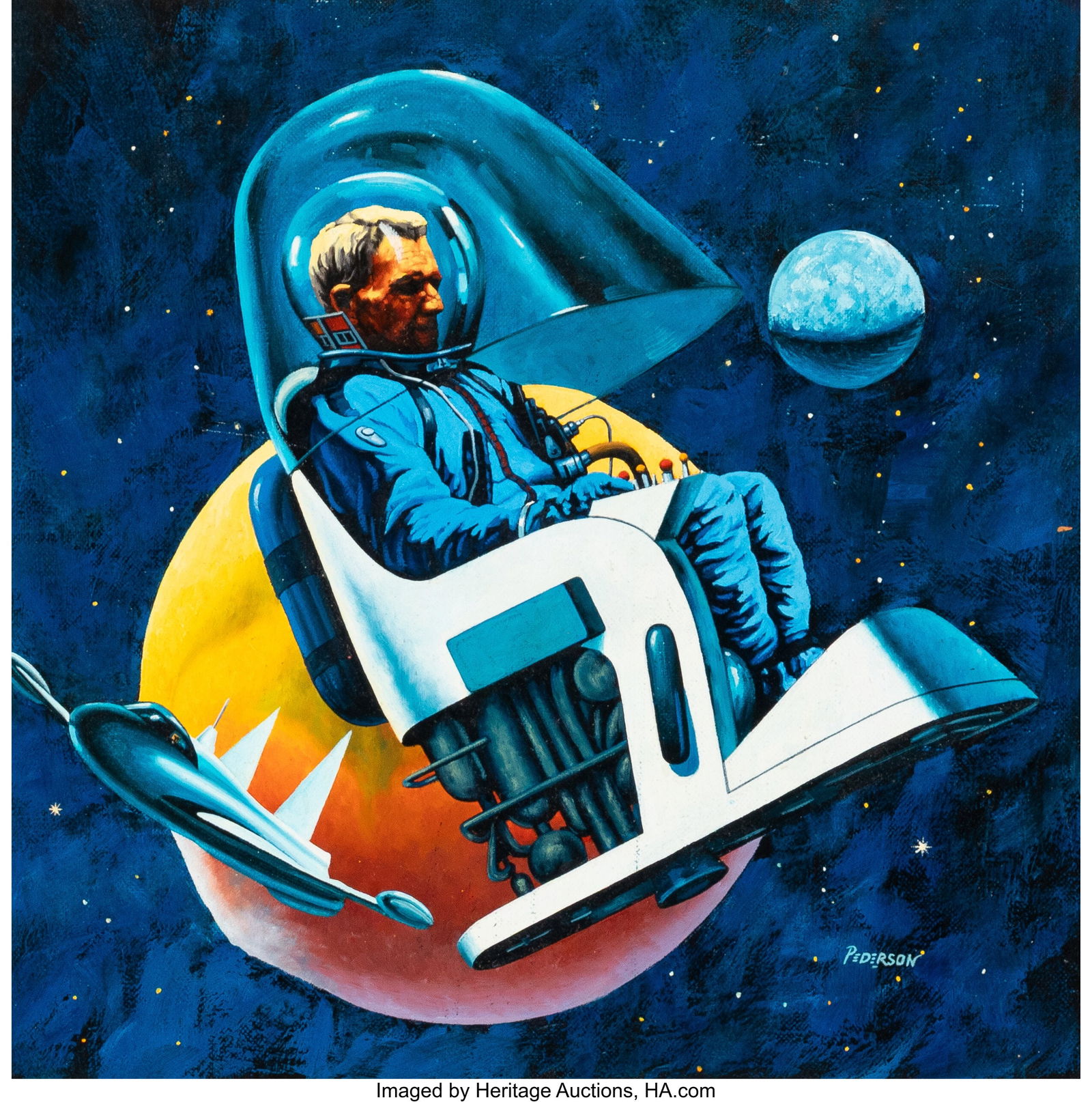 John Pederson Jr. (American, 20th Century) A Ski (1 of 3)