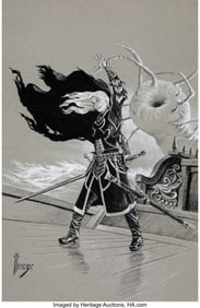 18058&colon; Richard Hescox &lpar;American&comma; 1949&rpar; Sailor on the Se