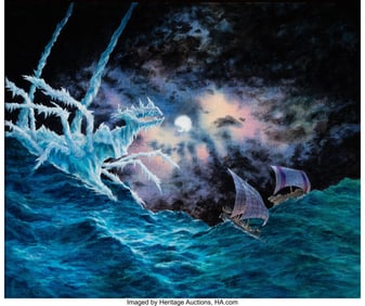 18059&colon; Richard Hescox &lpar;American&comma; 1949&rpar; The Ice Monstrem