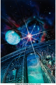 18063&colon; Don Dixon &lpar;American&comma; b&period; 1951&rpar; Exodus&comma; 1983 Acryl