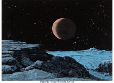 18067&colon; Ron Miller &lpar;American&comma; b&period; 1947&rpar; Jupiter Seen from