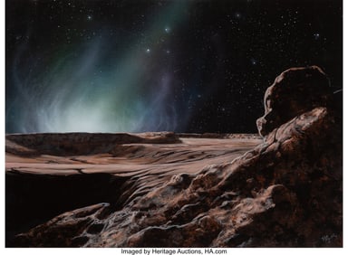 18068&colon; Ron Miller &lpar;American&comma; b&period; 1947&rpar; Dawn on Mercury&comma; 