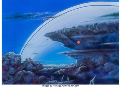 18069&colon; Ron Miller &lpar;American&comma; b&period; 1947&rpar; Exploring Saturn&comma;