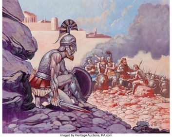 18093&colon; Mark Rogers &lpar;American&comma; 1952-2014&rpar; Wounded Roman 