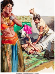 18106&colon; American Artist &lpar;20th Century&rpar; Trouble in the Ha