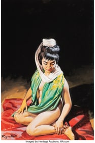 18133&colon; Roger Hull &lpar;American&comma; 20th Century&rpar; Sayonara pap