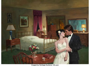 18165&colon; Robert Maguire &lpar;American&comma; 1921-2005&rpar; Three Silho