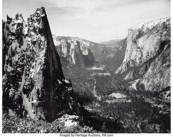 38001&colon; Ansel Adams &lpar;American&comma; 1902-1984&rpar; Cathedral Spir