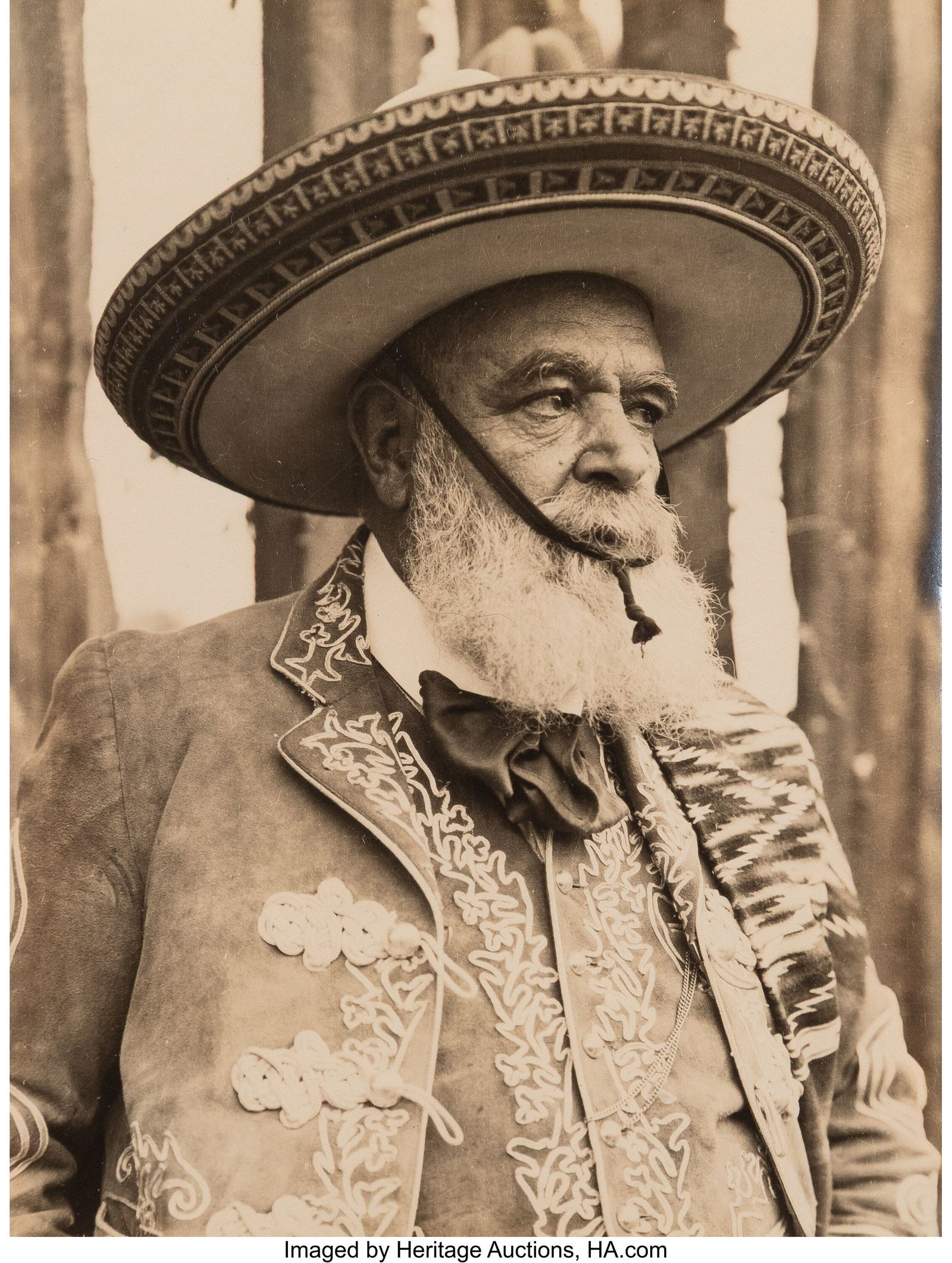 Hugo Brehme (German, 1882-1954) Charro, circa 19: Hugo Brehme (German, 1882-1954) Charro, circa 1920 Gelatin silver print 5 x 3-1/2 inches (12.7 x 8.9 cm) (image/sheet) Titled in pencil&