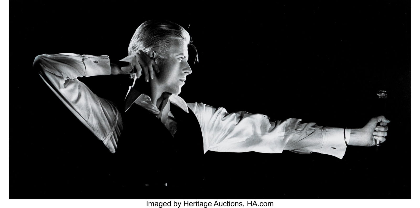 John Rowlands (Canadian, b. 1947) The Archer (Da: John Rowlands (Canadian, b. 1947) The Archer (David Bowie), 1976 Digital pigment print, printed later 10 x 19-1/2 inches (25.4 x 49.