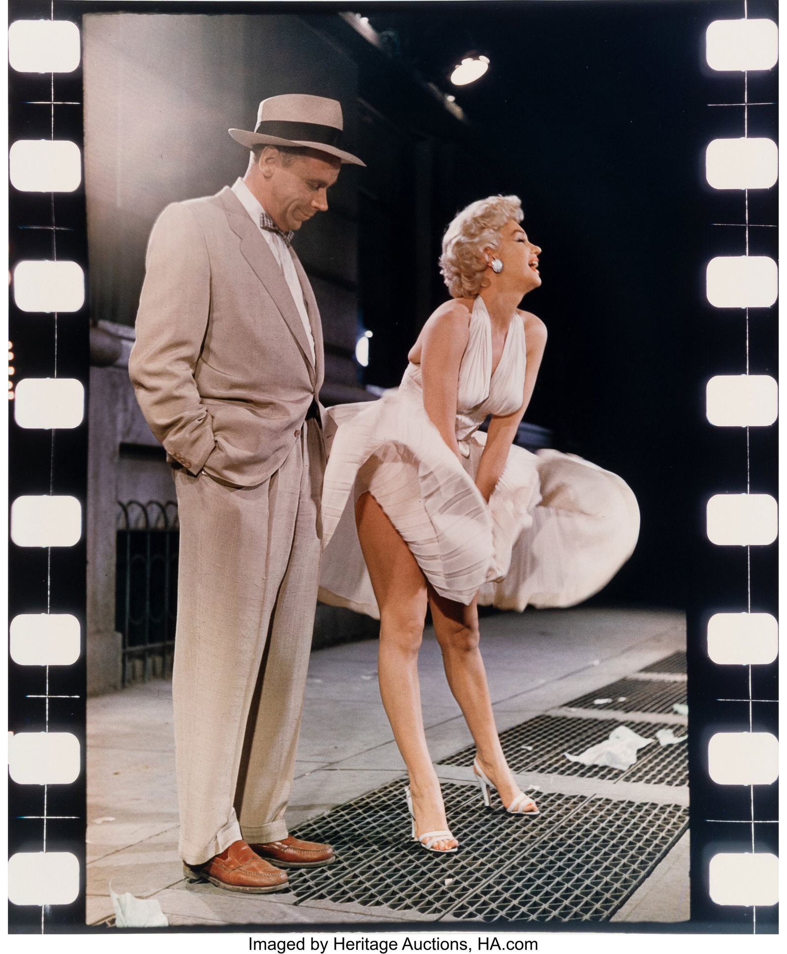 Sam Shaw (American, 1912-1999) Marilyn Monroe an: Sam Shaw (American, 1912-1999) Marilyn Monroe and Tom Ewell on the Set of The Seven Year Itch, 1954 Dye coupler print, printed later 24 x 20 inches (61.0 x 50&p