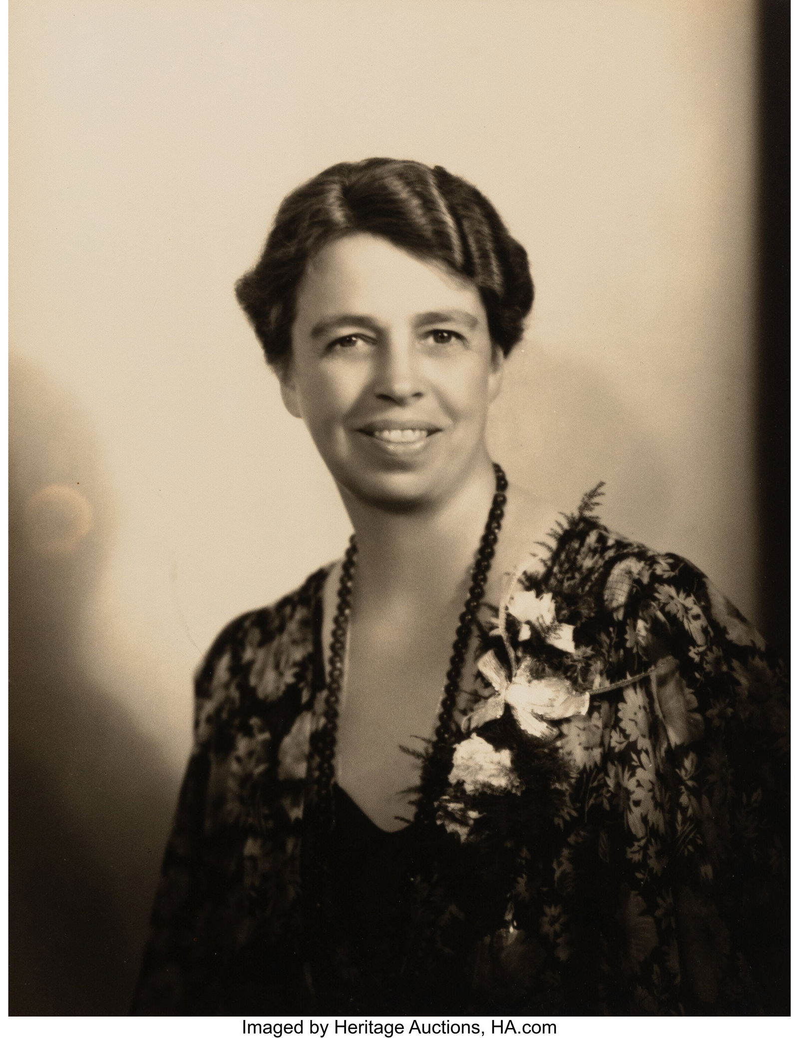 George Hurrell (American, 1904-1992) Eleanor Roo: George Hurrell (American, 1904-1992) Eleanor Roosevelt and Governor James J. Rolph Jr. (2 works), 1932-1933 Gelatin silver prints 13-1/4 x 10-1/8