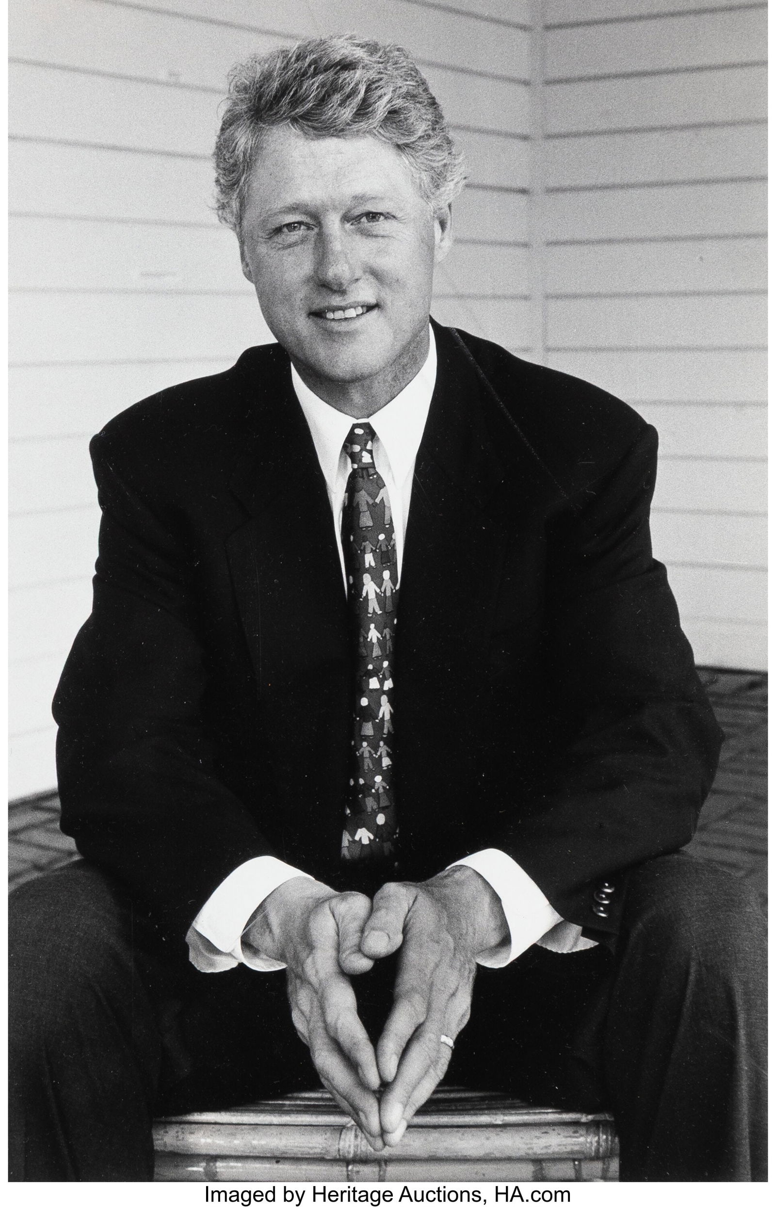 Alfred Eisenstaedt (American, 1898-1995) Preside: Alfred Eisenstaedt (American, 1898-1995) President Clinton Vacationing on Martha's Vineyard, 1993 Gelatin silver print, printed later by Time Life Photo Lab, 1994 12