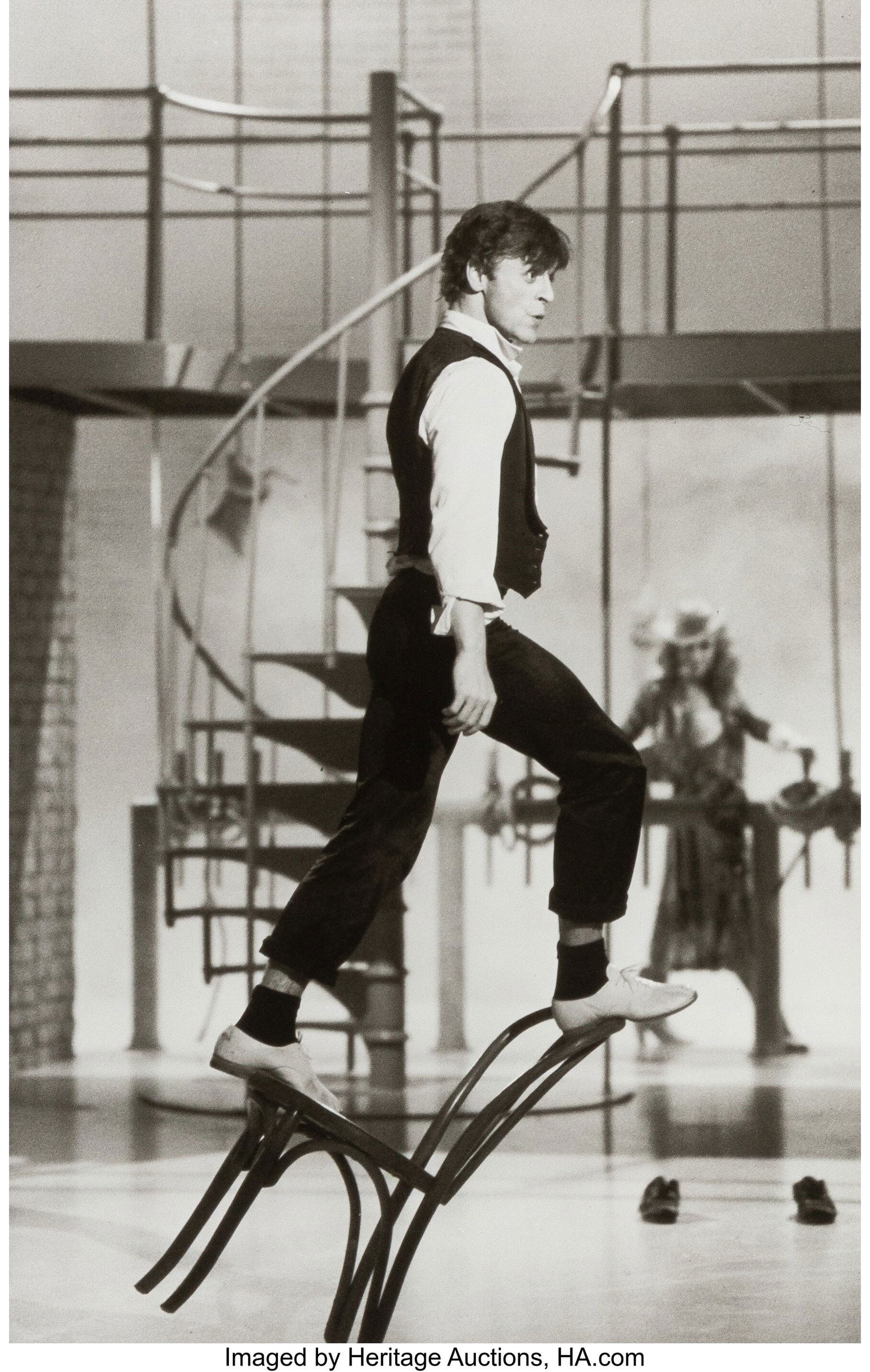 Gene Trindl (American, 1924-2004) Mikhail Barysh: Gene Trindl (American, 1924-2004) Mikhail Baryshnikov, 1980 Gelatin silver print 12-1/2 x 6-7/8 inches (31.8 x 17.5 cm) (image) Signed a