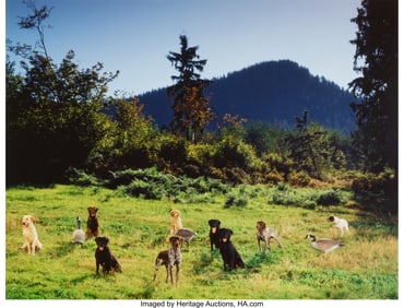 38142&colon; Neal Slavin &lpar;American&comma; b&period; 1941&rpar; Dog Club&comma; 1991 D