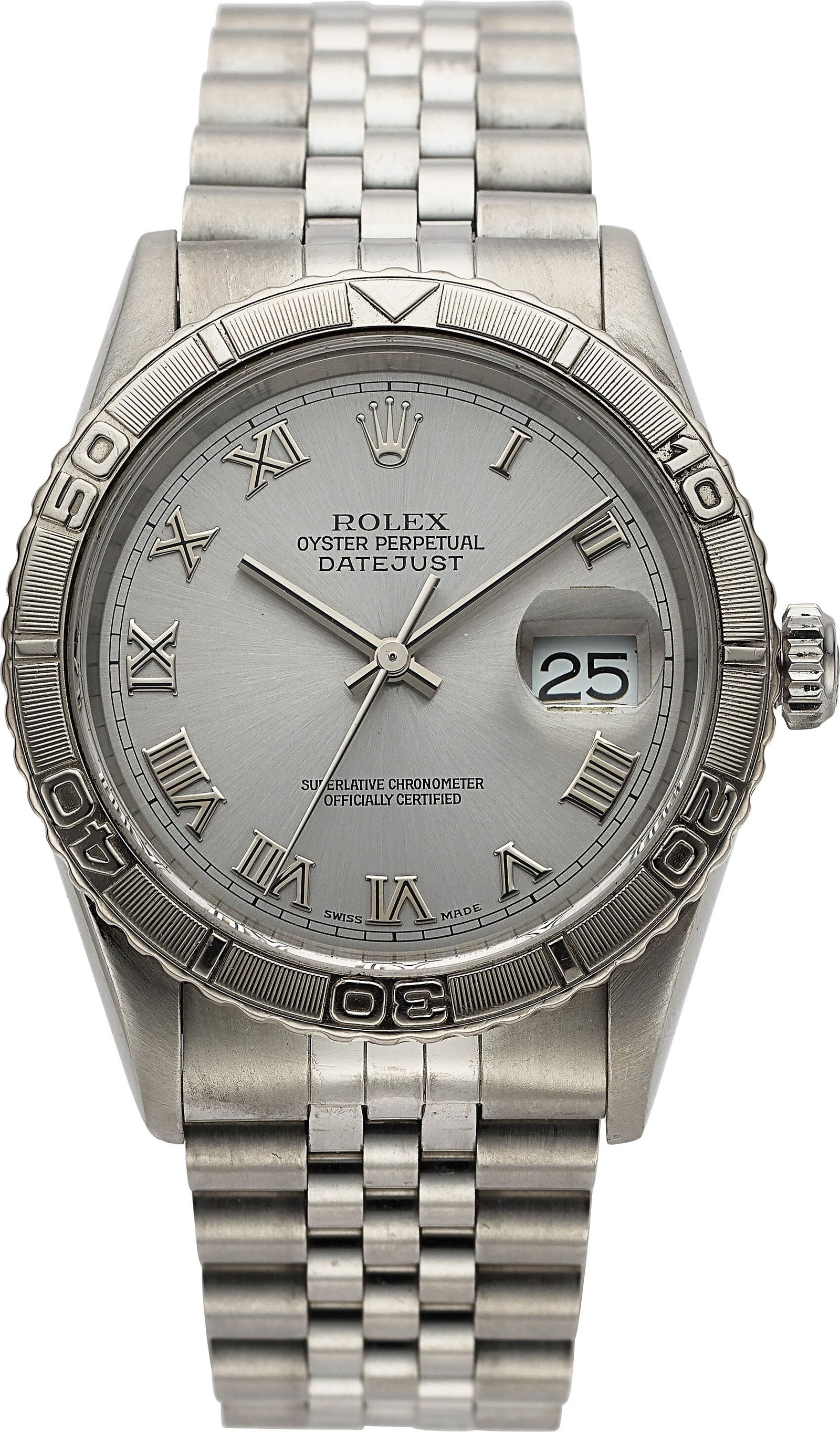 Rolex Datejust Turn-o-graph Steel White Gold Aut (1 of 4)