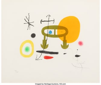 40004&colon; Joan Miró (1893-1983) Je n'ai jamais appris à écrire ou les incipit, 1969