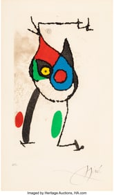 40006&colon; Joan Miró &lpar;1893-1983&rpar; Les magies&comma; 1972 Etching 