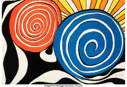 40008&colon; Alexander Calder &lpar;1898-1976&rpar; Untitled &lpar;Red and B