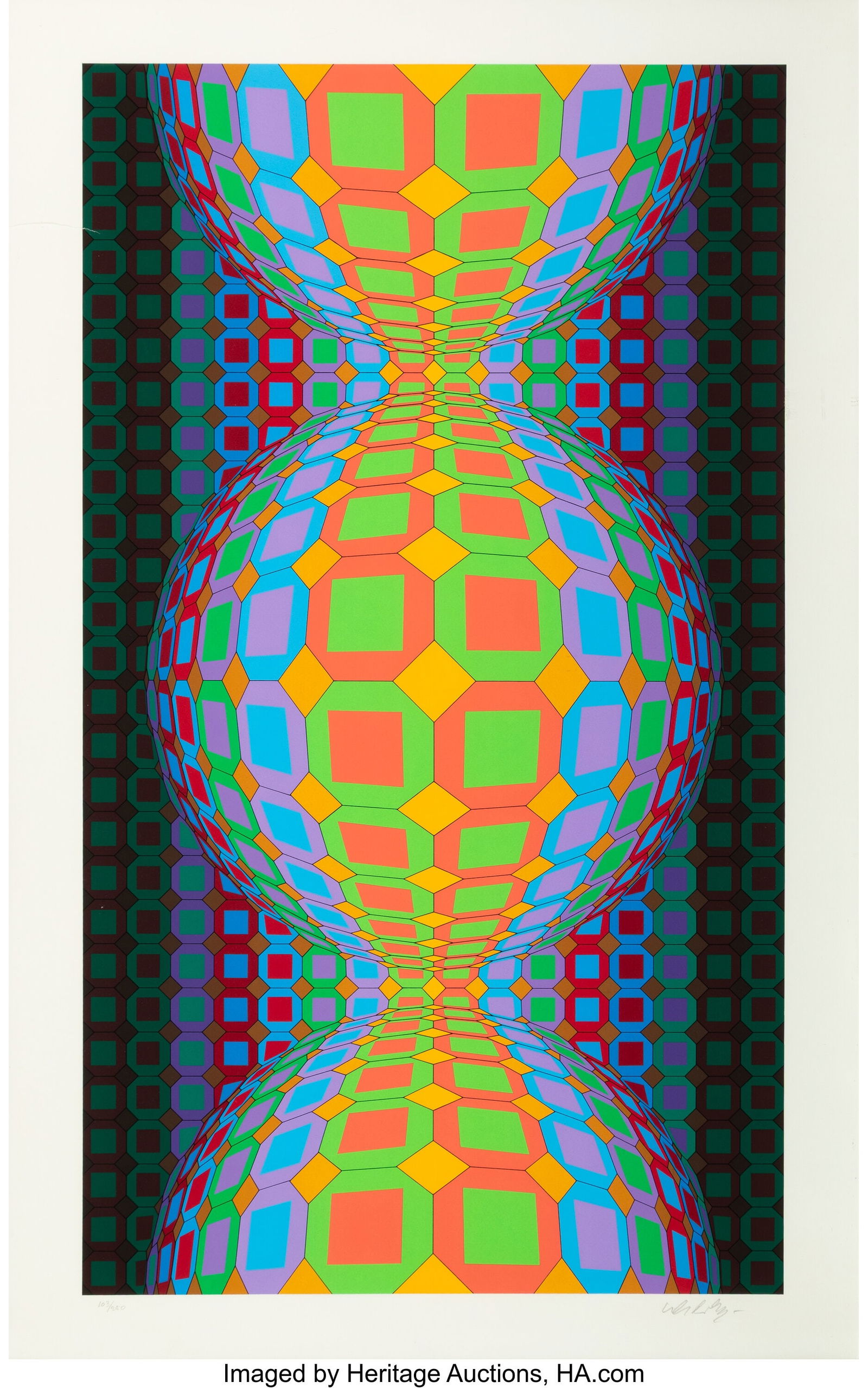 Victor Vasarely (1906-1997) Kabba II, 1988 Scree (1 of 1)