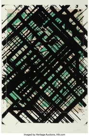 40019&colon; Ed Moses &lpar;b&period; 1926-2018&rpar; Untitled&comma; 1982 Lithograp