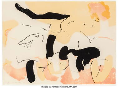 40021&colon; James Brooks &lpar;1906-1992&rpar; Comac&comma; 1970 Lithograph 