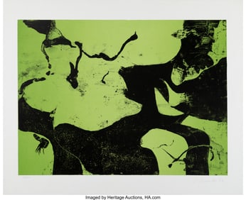 40022&colon; James Brooks &lpar;b&period; 1906-1992&rpar; Untitled&comma; 1982 Litho