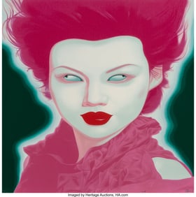 40029&colon; Feng Zhengjie &lpar;b&period; 1968&rpar; Chinese Portrait No&period; 38&comma;