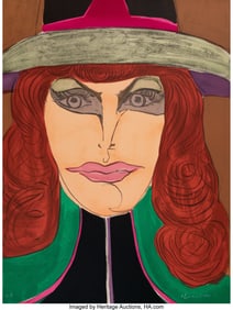 40031&colon; Richard Linder &lpar;b&period; 1927&rpar; Redhead from Ten Lithog