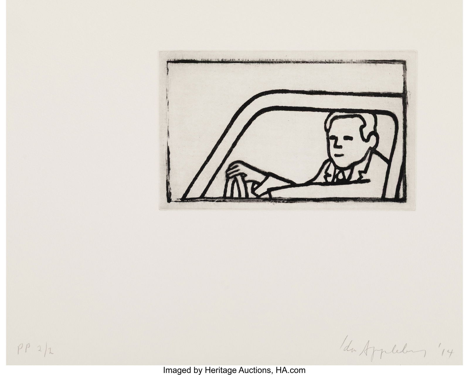 Ida Applebroog (b. 1929-2023) One work from Ephe: Ida Applebroog (b. 1929-2023) One work from Ephemera, 2014 Aquatint on wove paper 12 x 15 inches (30.5 x 38.1 cm) (sheet) P.P. 2&