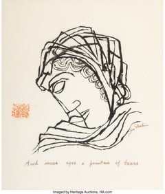 40046&colon; Ben Shahn &lpar;1898-1969&rpar; And Mine Eyes a Fountain o