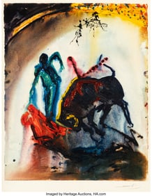 40053&colon; Salvador Dalí &lpar;1904-1989&rpar; Tauromachie V&comma; 1968 L