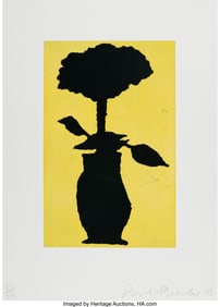 40067&colon; Donald Baechler &lpar;b&period; 1956&rpar; Flower&comma; 2005 Aquatint 