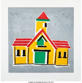 40069&colon; Donald Baechler &lpar;b&period; 1956&rpar; Hunan Place&comma; 2008 Aqua