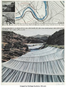 40077&colon; Christo &lpar;1935-2020&rpar; Over The River&colon; Project for 