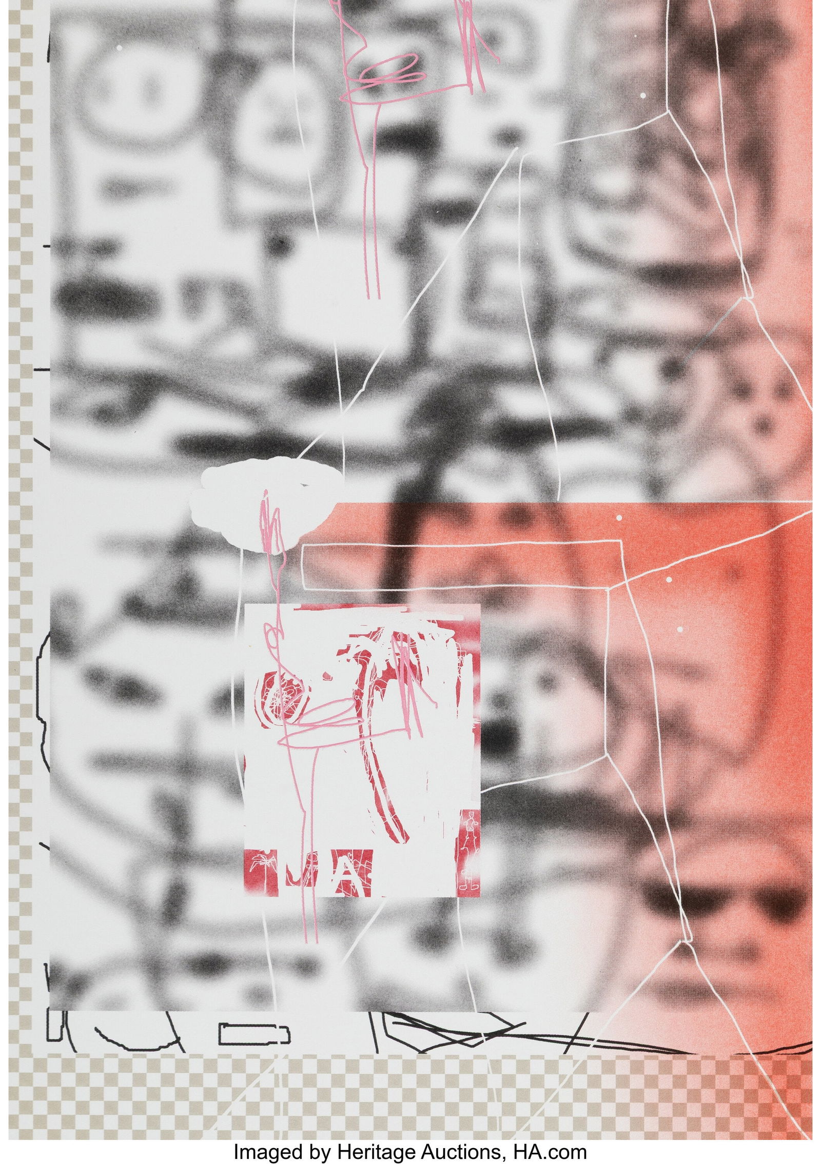 Jeff Elrod (b. 1966) Coconut Rock, 2011 Lithogra: Jeff Elrod (b. 1966) Coconut Rock, 2011 Lithograph in colors on wove paper 19-3/4 x 24 inches (50.2 x 61.0 cm) (sheet) Ed. 18/21