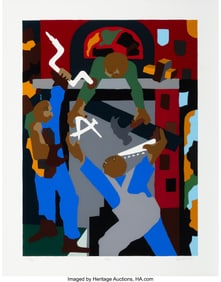 40079&colon; Jacob Lawrence &lpar;1917-2000&rpar; Stained Glass Windows