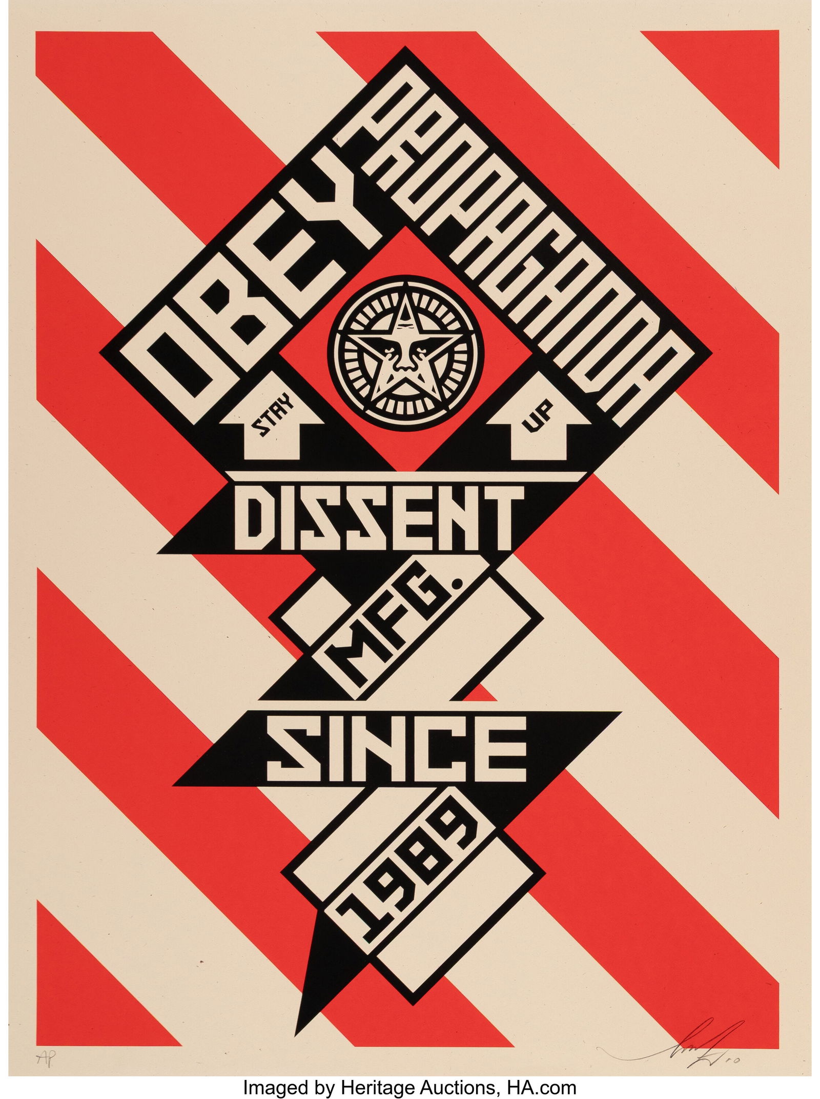 Shepard Fairey (b. 1970) Constructivist Banner ( (1 of 1)