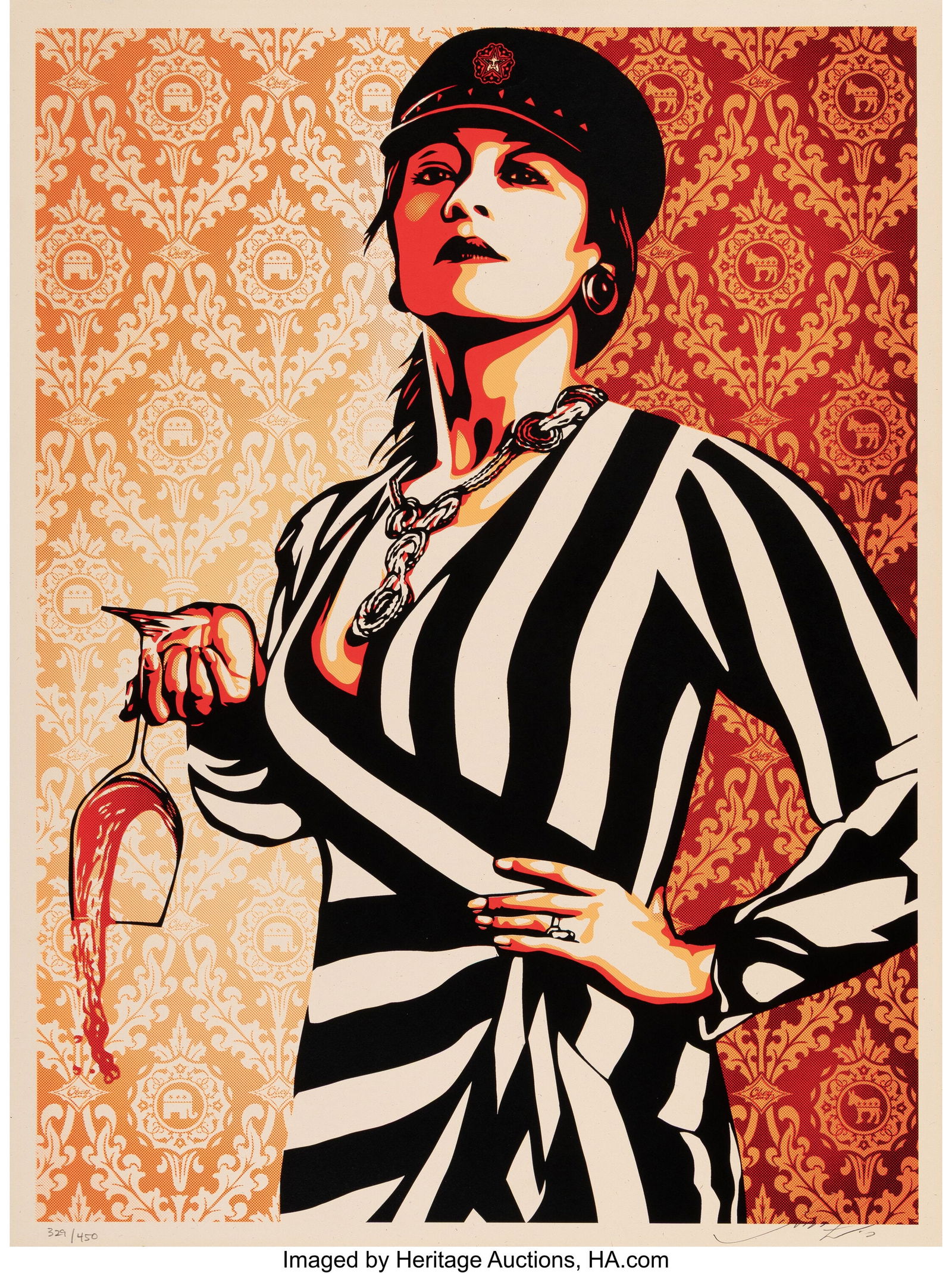 Shepard Fairey (b. 1970) These Parties Disgust M (1 of 1)