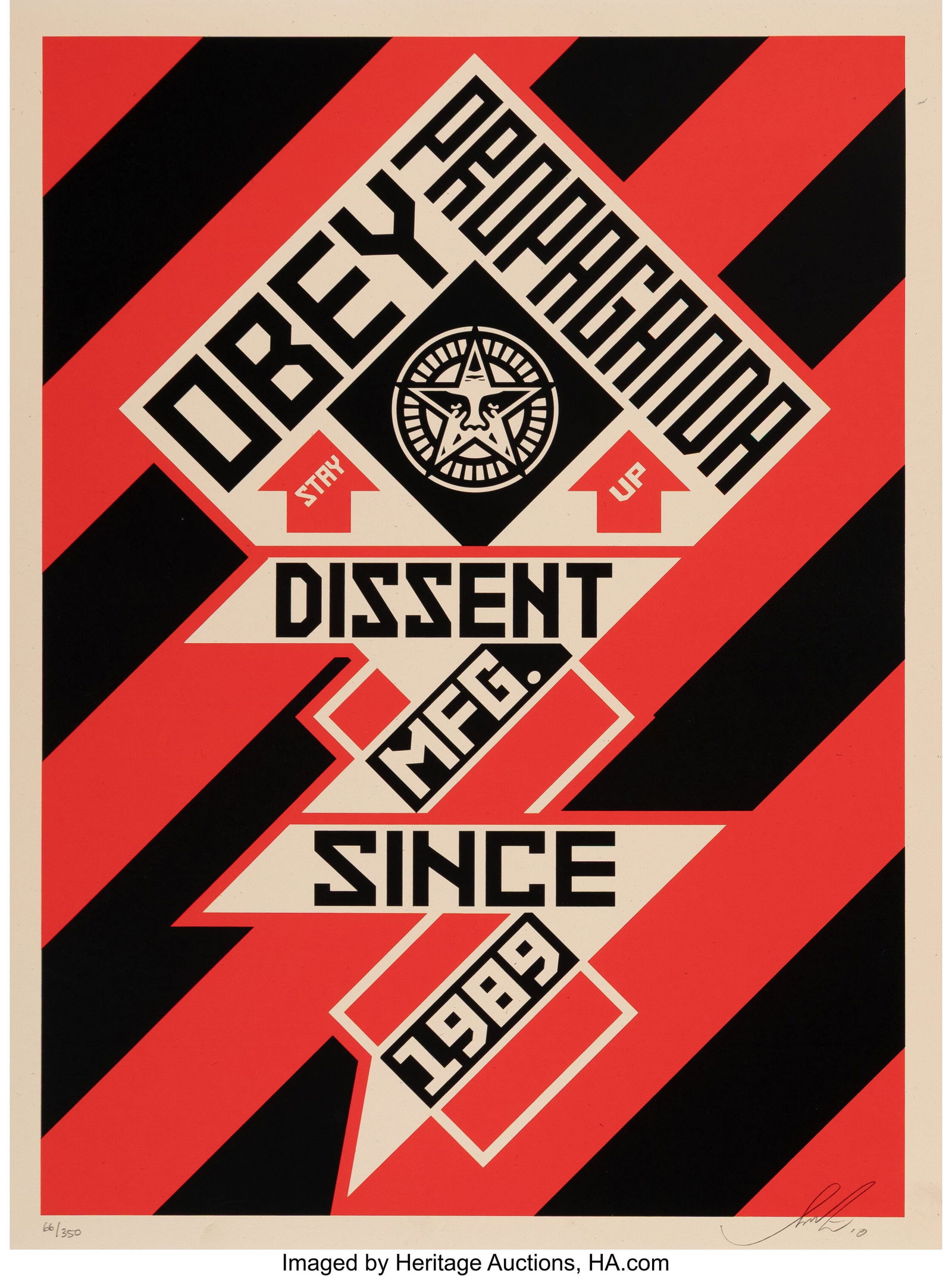 Shepard Fairey (b. 1970) Constructivist Banner ( (1 of 1)