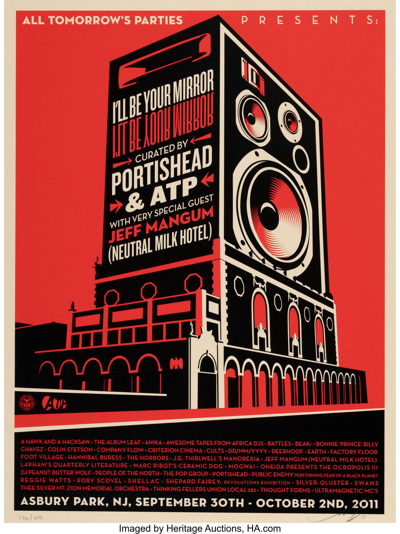Shepard Fairey (b. 1970) All Tomorrow's Parties, (1 of 1)