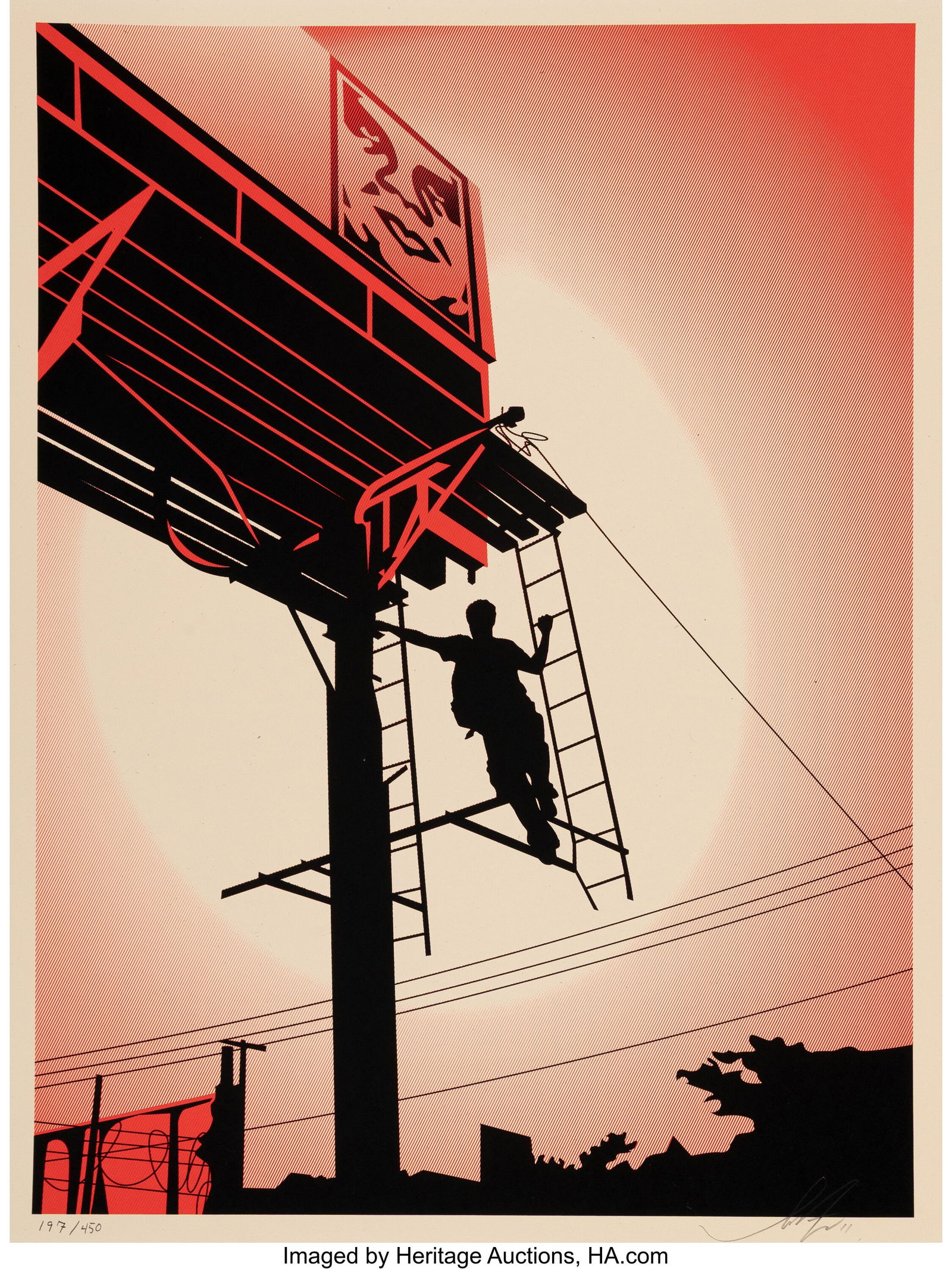 Shepard Fairey (b. 1970) Bayshore Billboard, 201 (1 of 1)