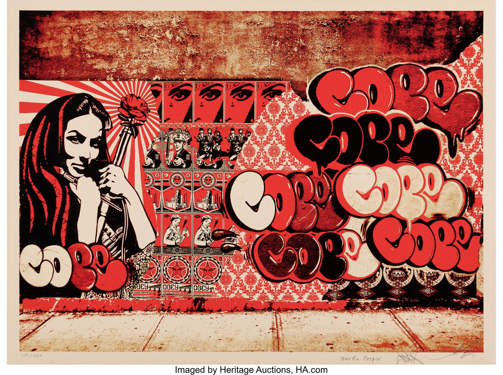 Shepard Fairey X Martha Cooper X Cope 2 Obey X C (1 of 1)