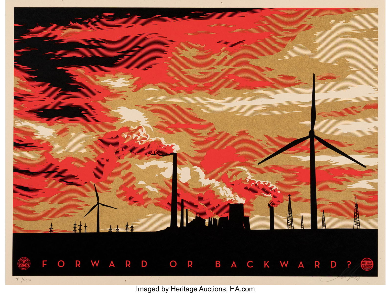 Shepard Fairey (b. 1970) The Last Mountain, 2011 (1 of 1)
