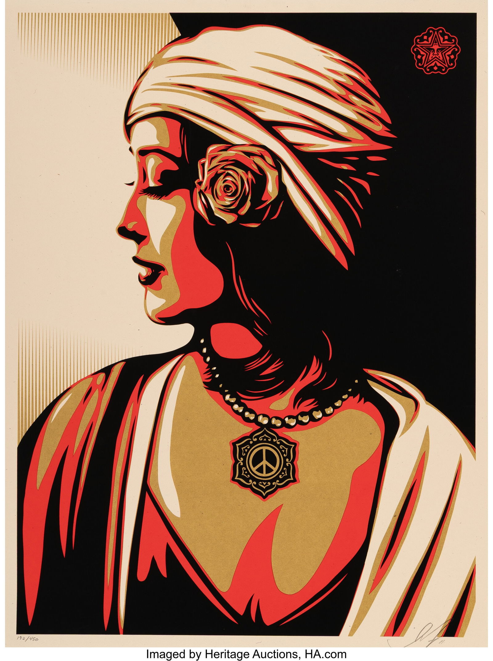 Shepard Fairey (b. 1970) Obey Harmony, 2011 Scre (1 of 1)